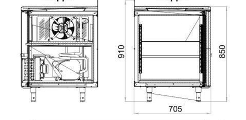 Холодильный стол Polair TM4GN-G