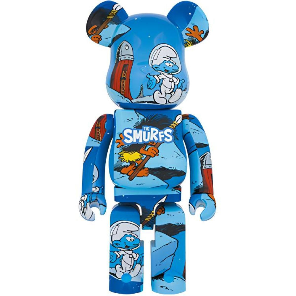 Дизайнерские игрушки BE@RBRICK 1000% The Astrosmurf 70cm, The-Astrosmurf-1000％