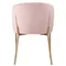 Стул Coral велюр пыльная роза с золотыми ножками