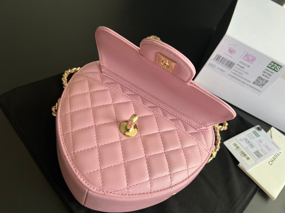 Chane1 Heart Bag 18 cm