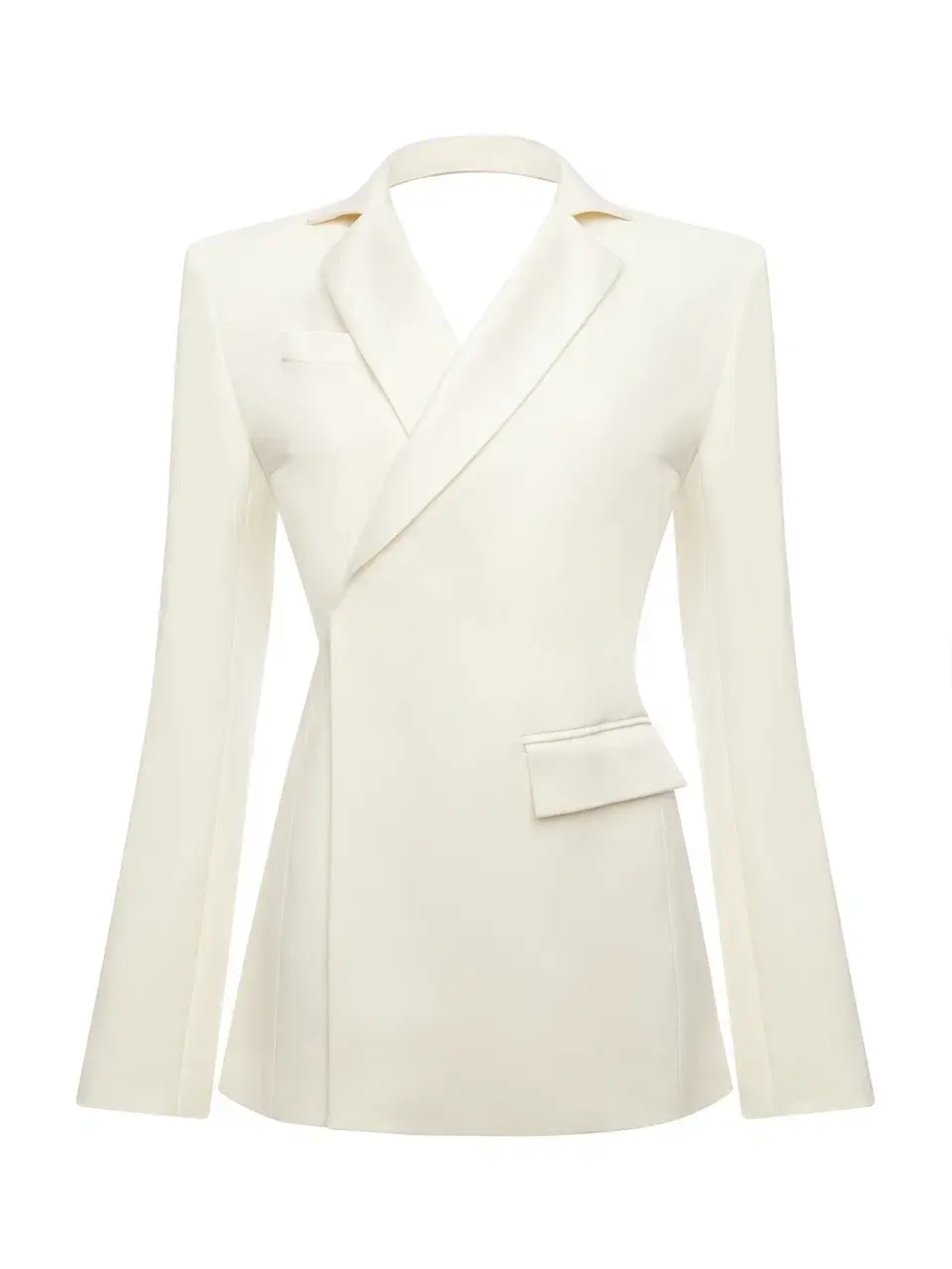 Пиджак с открытой спиной