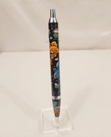 Ручка "Золотые рыбки" с ручной росписью Палех в коробке