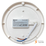 Светильник светодиодный ЖКХ круг ДПО-1100 с оптико-акустическим датчиком движения 12Вт 4000K IP65 LUMA EKF