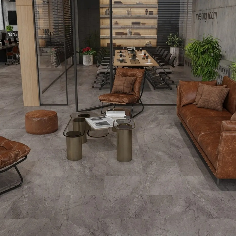 Кварцвиниловая плитка Alpine Floor Stone Premium LVT Eco 26-6 Барбо