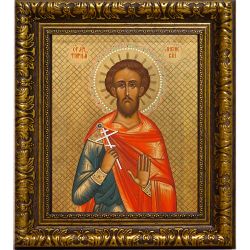 Трофим Ликийский святой мученик. Икона на холсте.