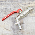 Кран водоразборный EURO 3/4" со штуцером