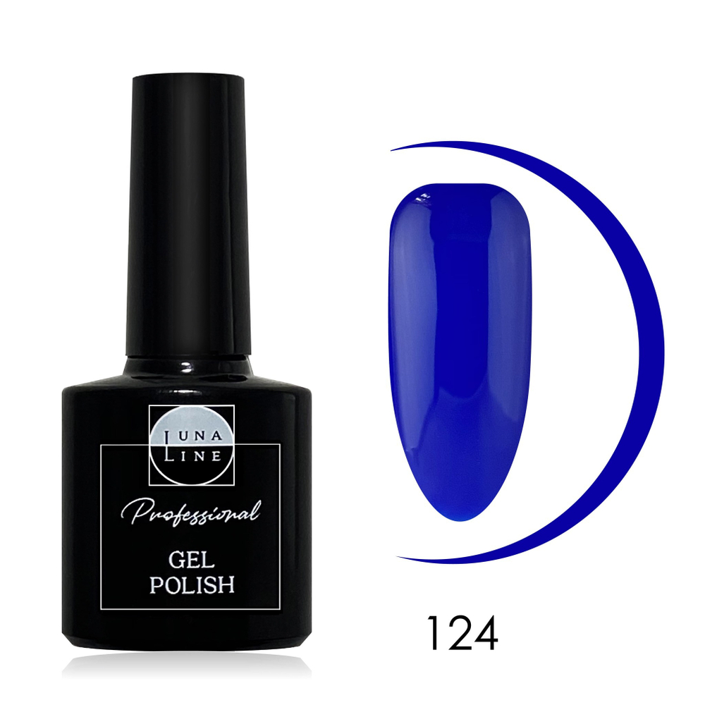 124 Гель-лак LunaLine/ELLE - индиго