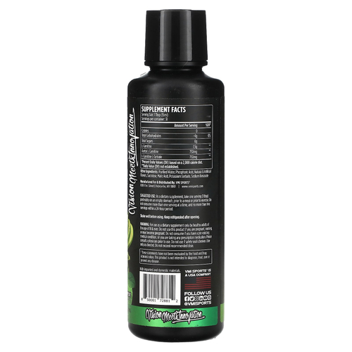 VMI Sports, L-карнитин 3000, яблоко, 473 мл (16 жидк. унц.)