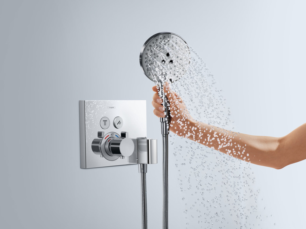 Термостат Hansgrohe ShowerSelect 15765000, для 2 потребителей, с держателем