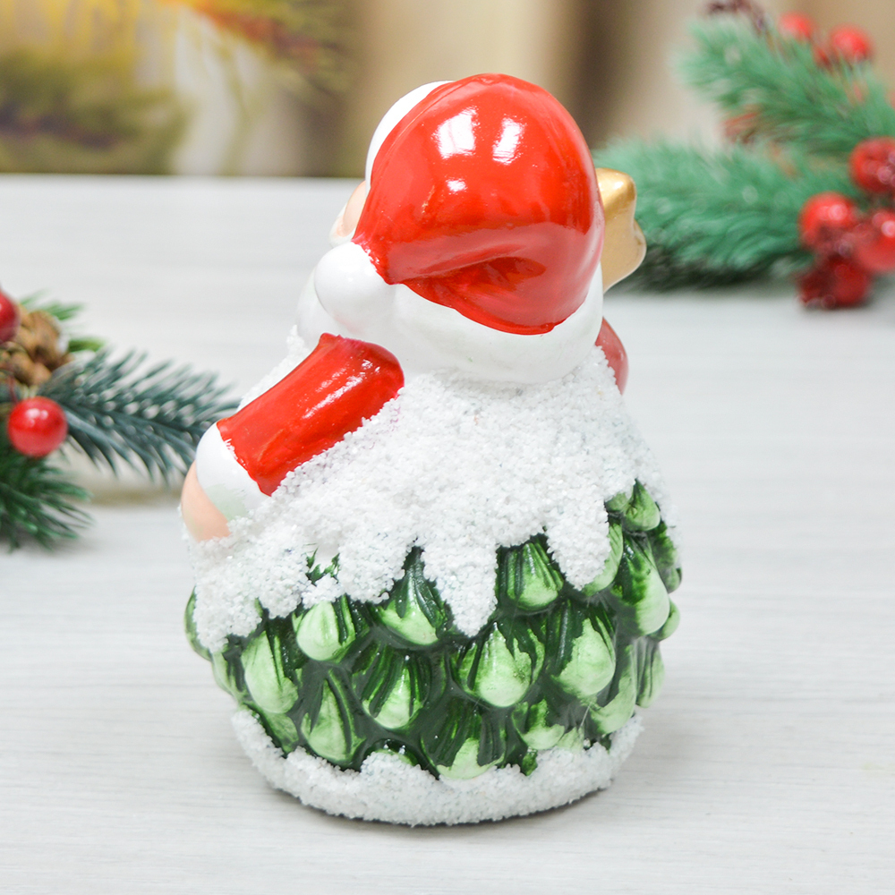 Сувенир новогодний с подсветкой "Снеговик" 8*8*12см, батарейки в комплекте