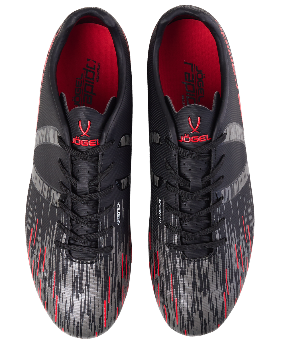 БЕЗ УПАКОВКИ Бутсы футбольные Rapido FG Black/grey