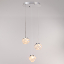 Подвесной светильник MD25030003-3A chrome/clear