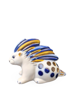 Фарфоровая статуэтка (карандашница) Дикобраз, ЛФЗ