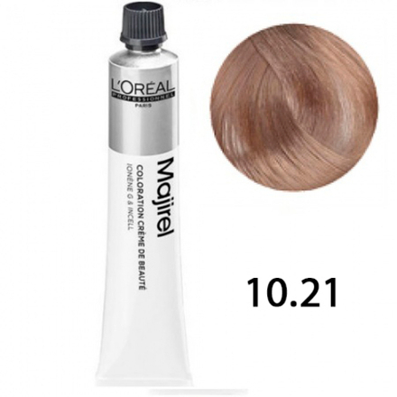 L'Oreal Professionnel Majirel 10.21 Очень очень светлый блондин перламутрово-пепельный 50мл