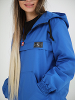 Анорак мужской без утеплителя васильковый Город Горький