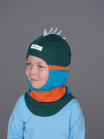 Шлем весенний/осенний вязаный (Мармелад) ОРЕО