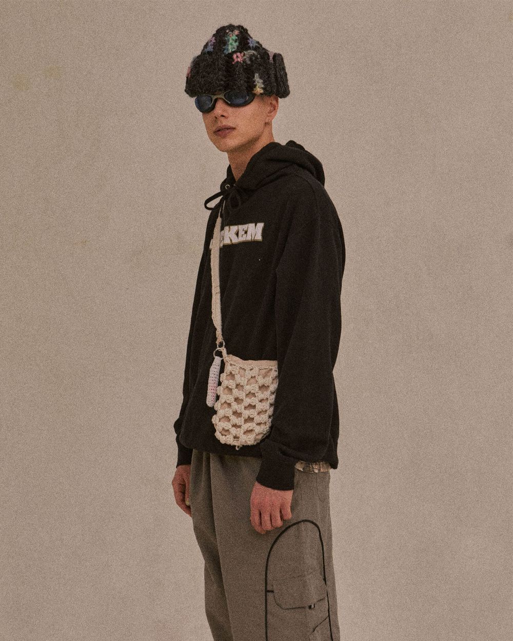 Купить Шапка вязаная Fuzzz Knit Beanie Dark Coral Шапка вязаная Fuzzz Knit Beanie Dark Coral