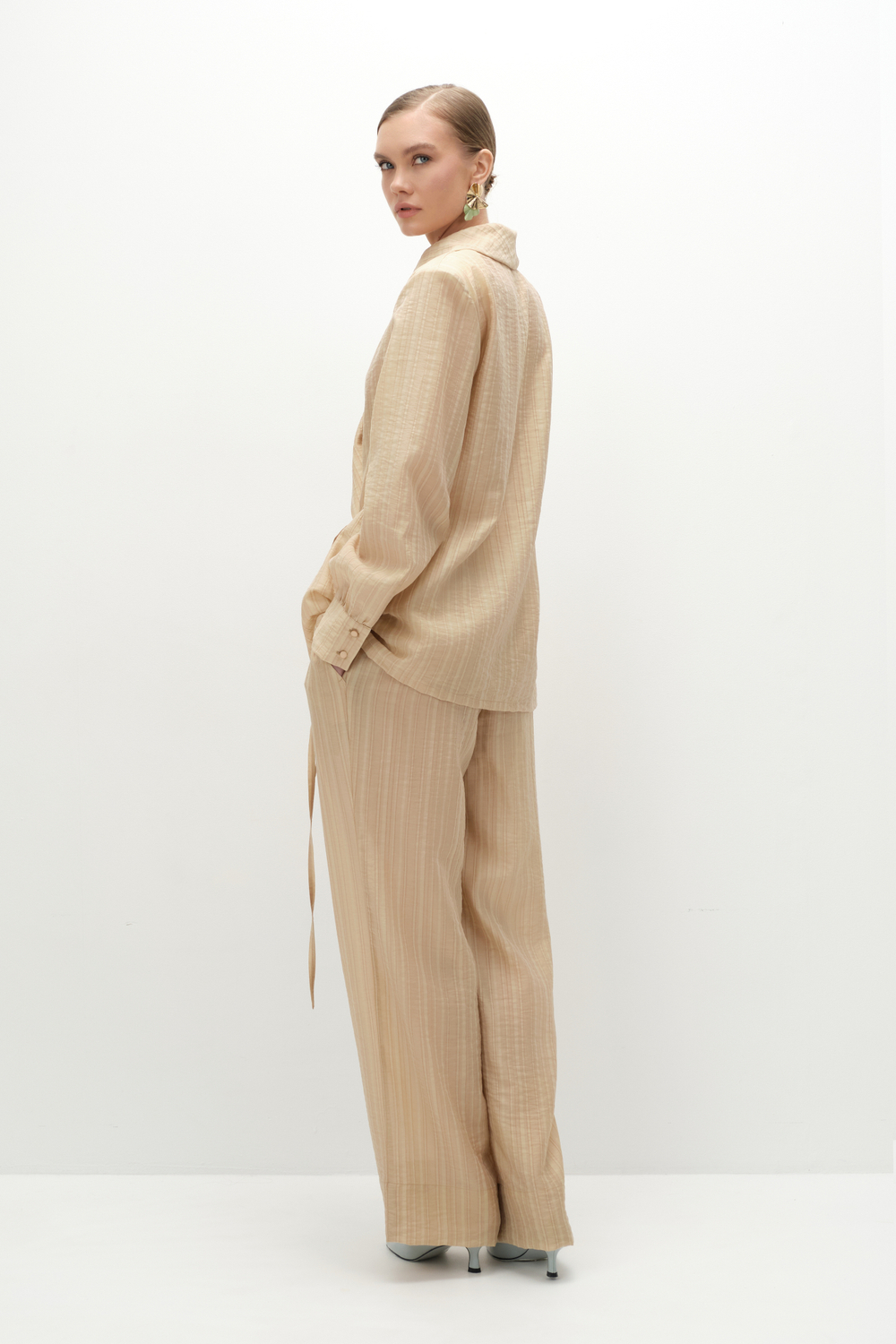 Блуза пижамная из тенсела