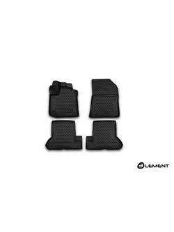 Коврики в салон для RENAULT Dokker, 2018-, 4 шт. (полиуретан) ELEMENT3D4153210K