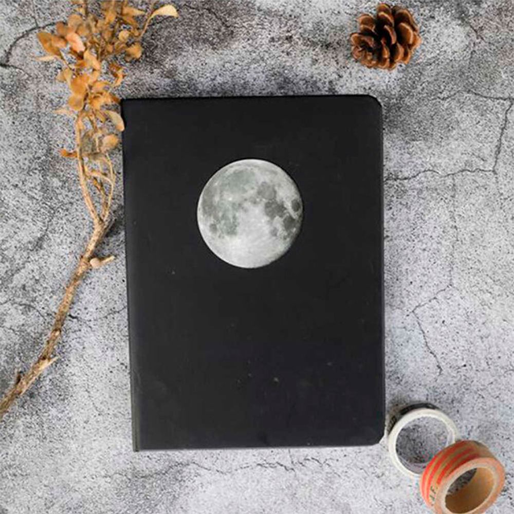Блокнот из черной бумаги MUKE Bullet Dot Journal MOON (65302)