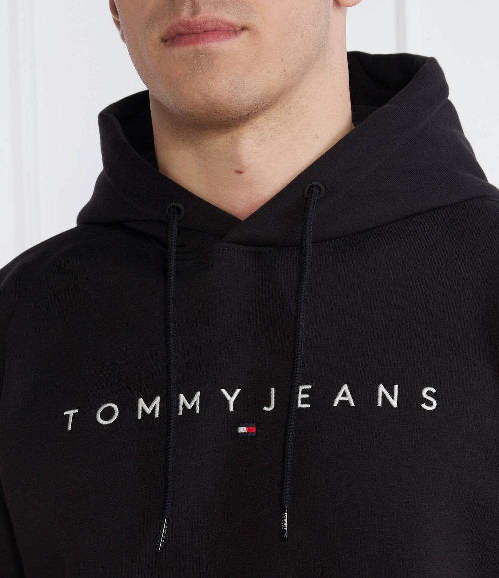 Худи LINEAR LOGO HOODIE EXT Tommy Jeans - черный(DM0DM17985)