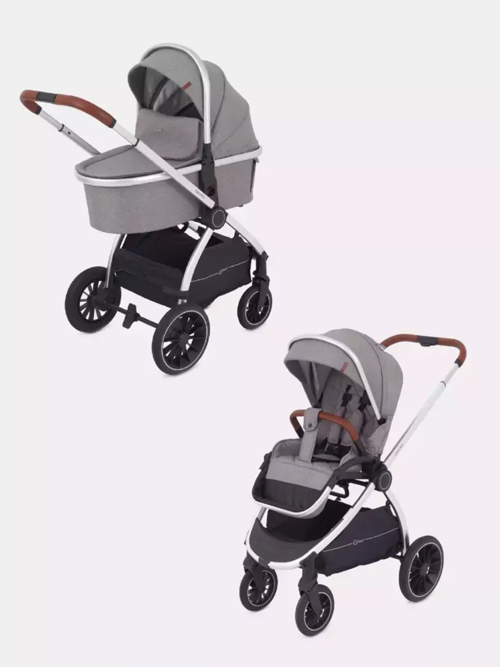 Коляска детская 2-в-1 "CRUISE" RA320 Mineral Silver