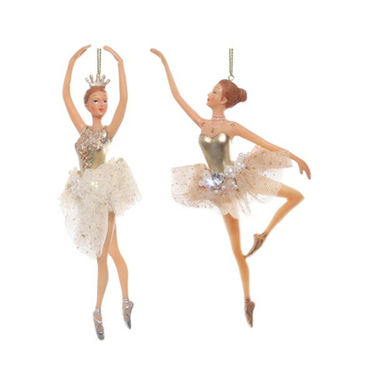 Балерина в пайетках, ёлочное украшение