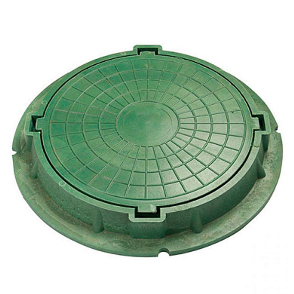 Люк полимерный 70кН (Зеленый)