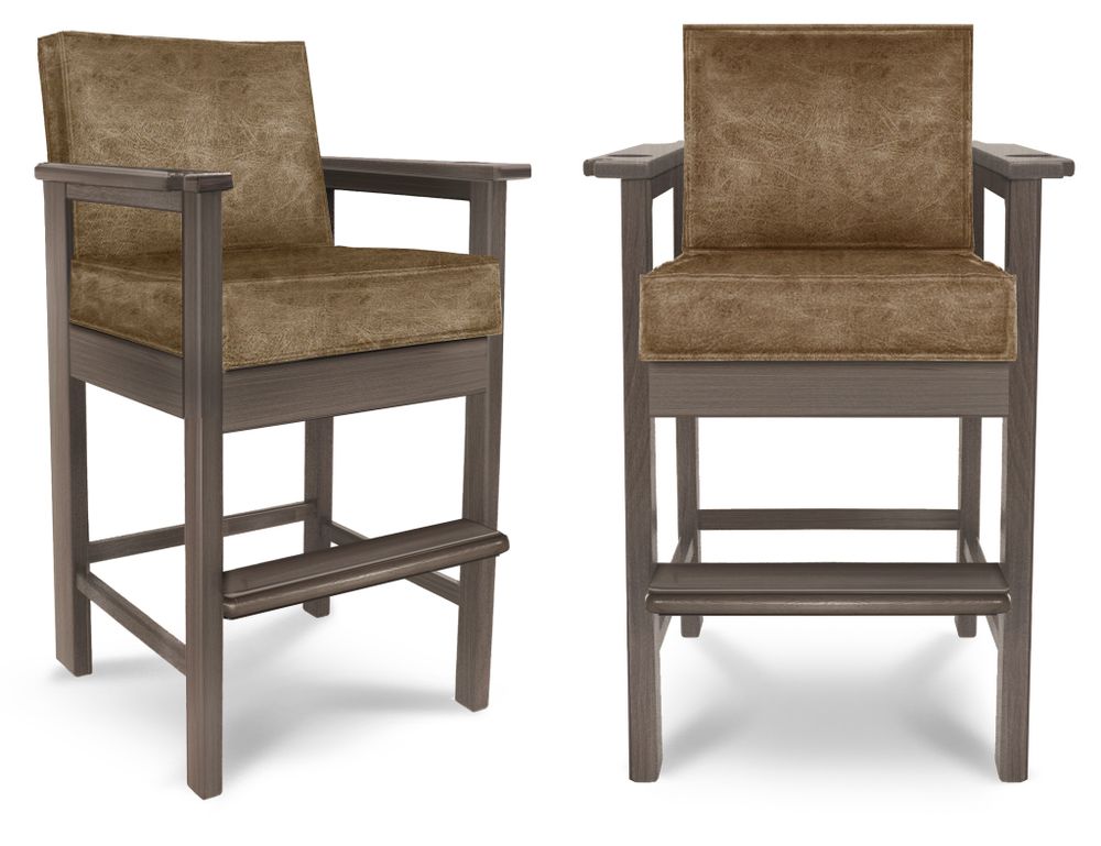 Стул бильярдный Бристоль ясень (Grey_bristol,Винилискожа Mahogany,Винилискожа (Mahogany) цвет № 202)