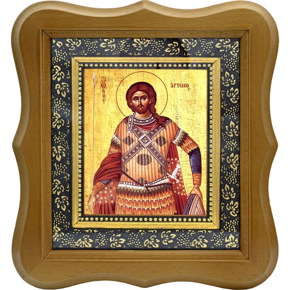 Артемий Антиохийский Святой великомученик. Икона на холсте.