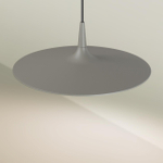 7038/12L HIGHTECH ODL25 000 серый/металл/акрил Подвесной светильник IP20 LED 12W 3000K AC90-260V SOMBRA