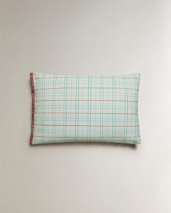 ZARA HOME НАВОЛОЧКА В КЛЕТКУ, РАЗНОЦВЕТНЫЙ