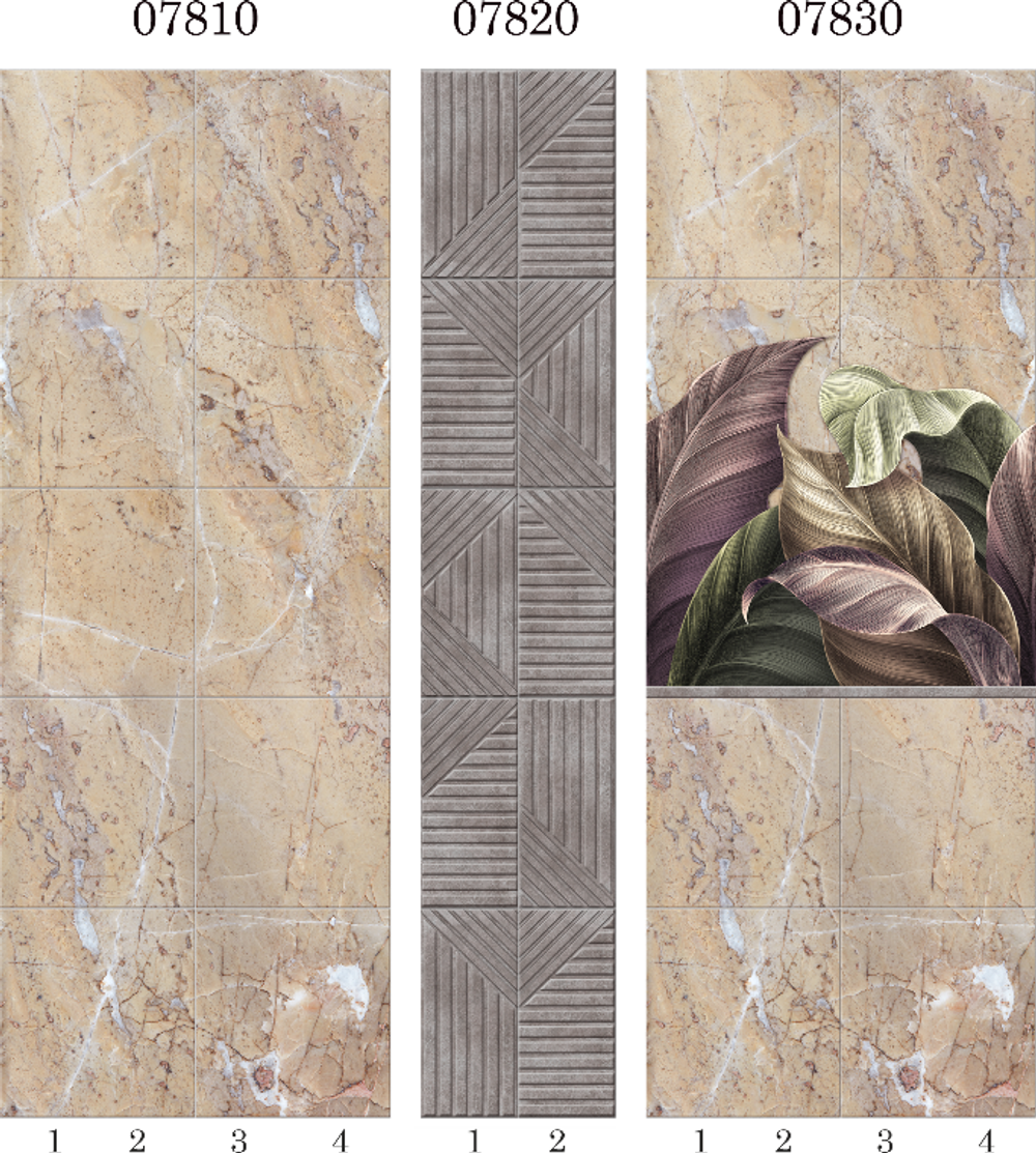 Панель ПВХ фотопечать 3D Panda Ботаника 2700х250 мм