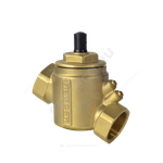 Клапан балансировочный автомат латунь R206A Ду 15 G1/2" A Ру25 ВР 0.27612 - 0.8244 м3/ч без ниппелей Giacomini R206AY013