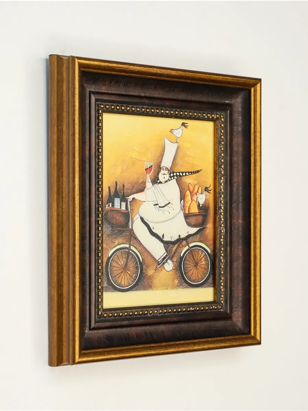 Картина настенная интерьерная в багетной раме 18*21 см