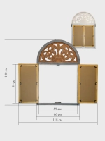 Зеркало настенное большое
