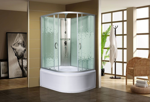 Душевая кабина Мономах XL Б/К 120x90x44 МЗ L 10000012108 без гидромассажа