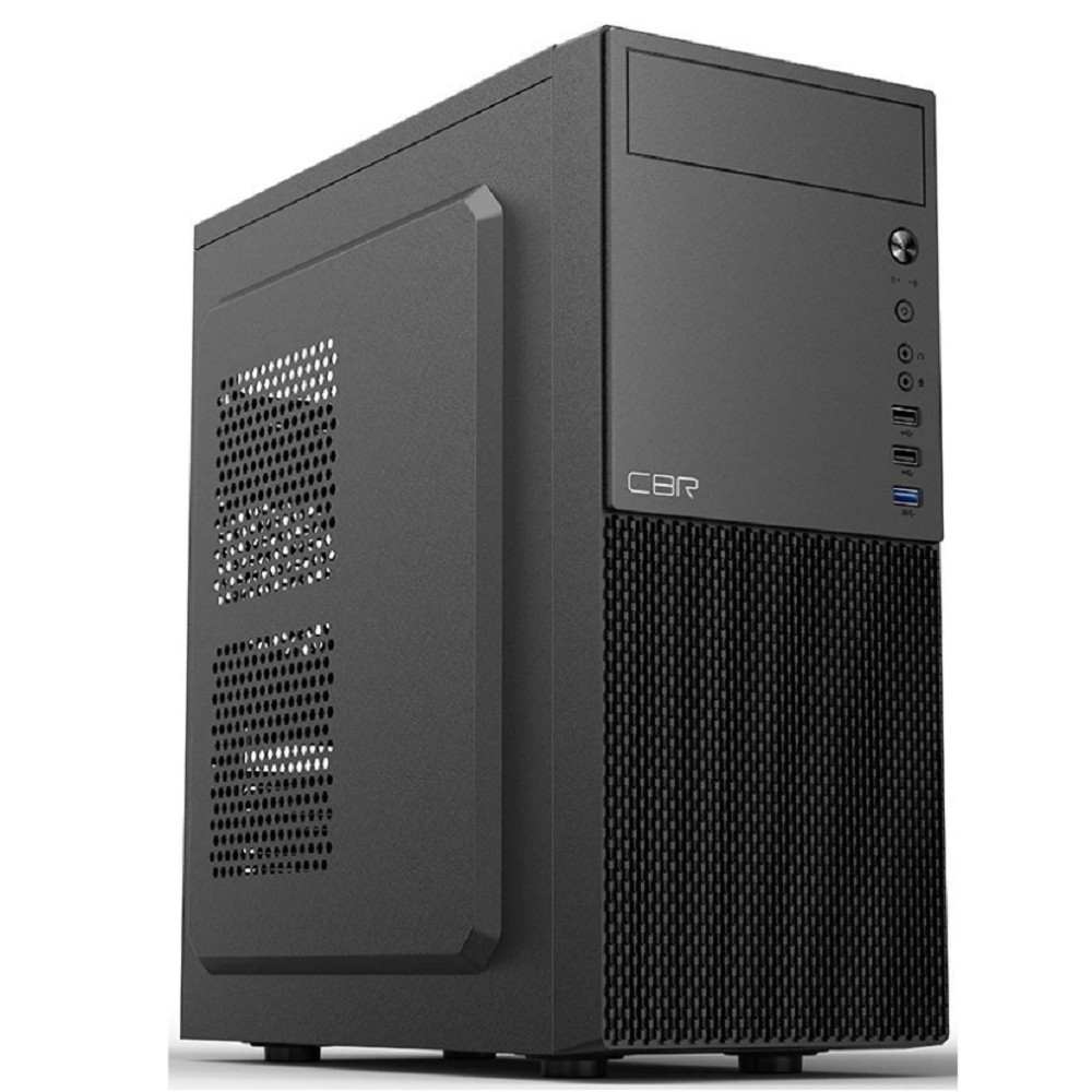 CBR Корпус ATX Miditower E188, без БП, 1*USB 3.0, 2*USB 2.0, HD Audio+Mic, Black [PCC-ATX-E188-USB31-USB22-WPSU]