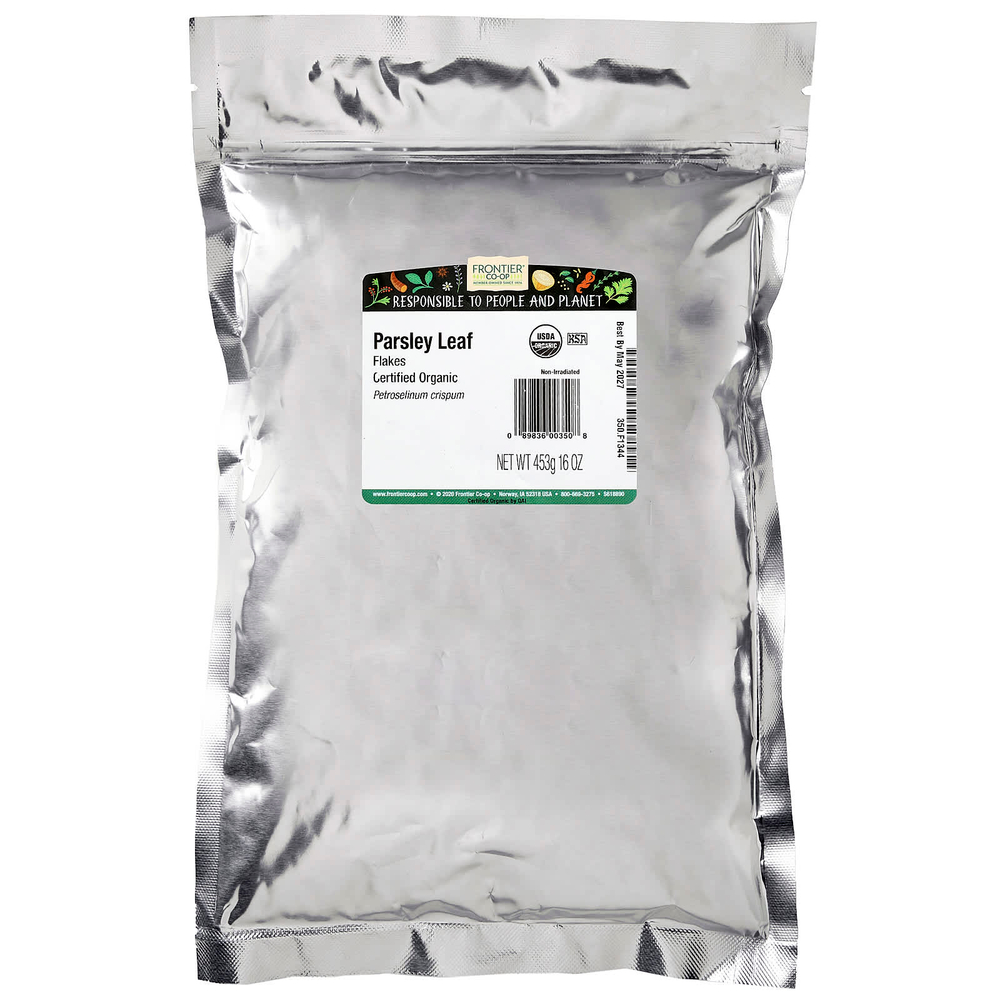 Frontier Co-op, Органические листья петрушки, 16 унций (453 г)