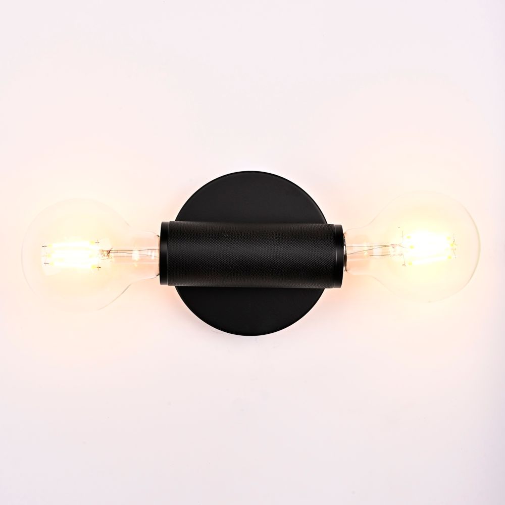 Бра Rh Utilitaire Inline Sconce Black By Imperiumloft