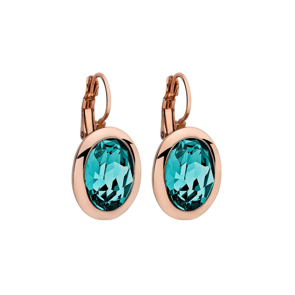 Серьги Qudo Tivola Light Turquoise 303080 BL/RG