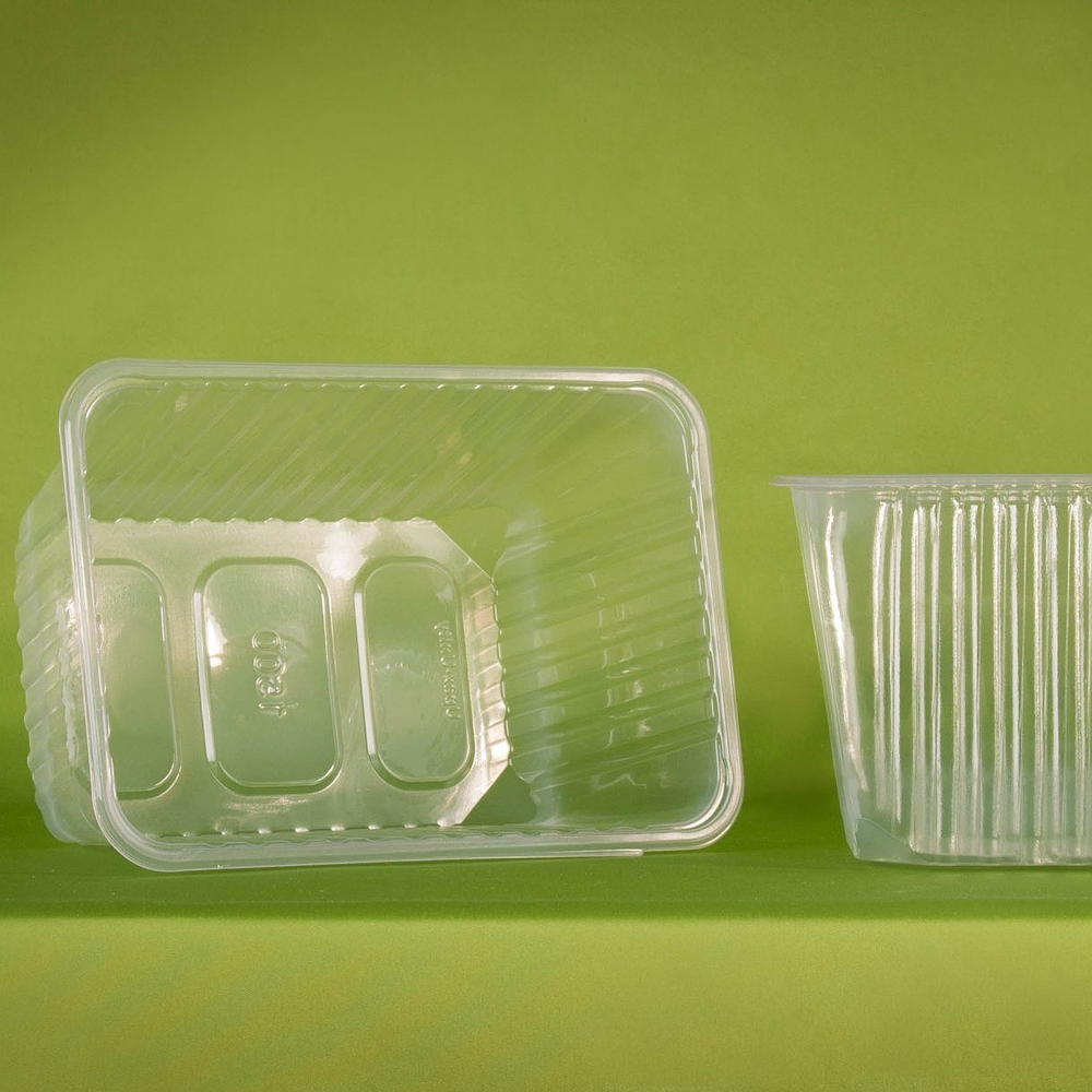 Контейнер с крышкой ПЛОСКИЙ (100шт/5уп) УПАКС-ЮНИТИ