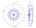 Рабочее колесо дымососа ДН-13