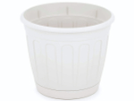 Горшок цветочный Дионис 1,6л, белый