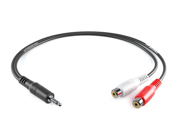 PROCAST cable A-MJ/2RCA-F - переходник 3,5mm miniTRS Jack(male) на 2RCA(female)