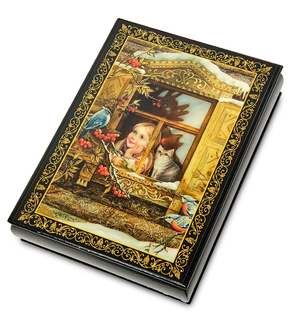 Народные промыслы ШК-11/ 9-H Шкатулка в технике декупаж (16х22х5)