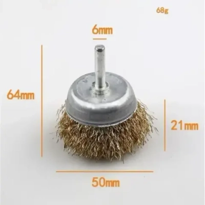 Набор щеток-крацовок для дрели и шуруповёрта. Корщётка металлическая для удаления ржавчины