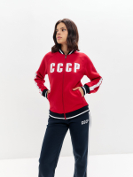 Спортивный костюм женский СССР 12L-RT-1865 красный
