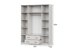 Шкаф для одежды ШК 1, ясень анкор светлый