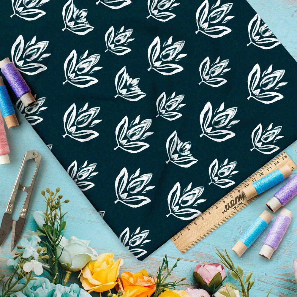 Ткань премиум мембрана графический медитатор